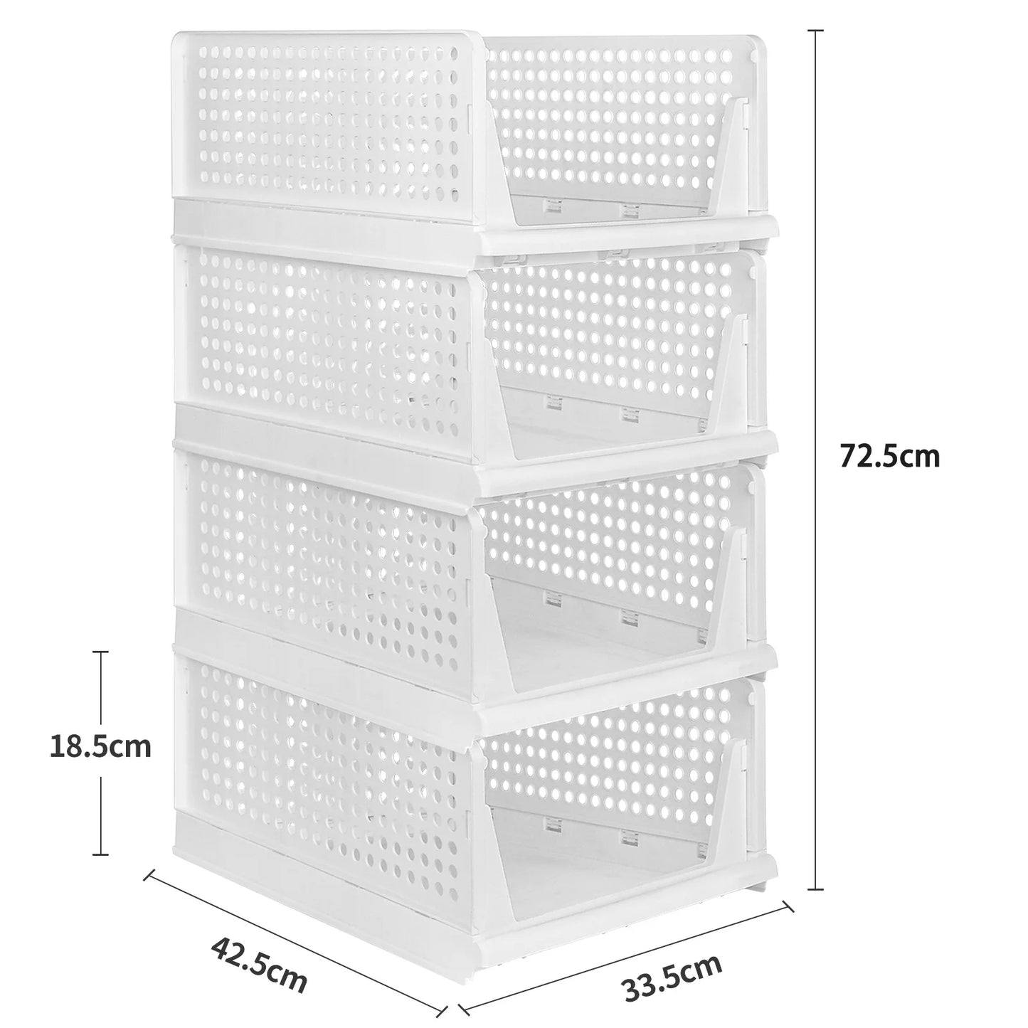 ORGANIZE – Set Organizer Modulari per Armadio | 3 o 5 Pezzi