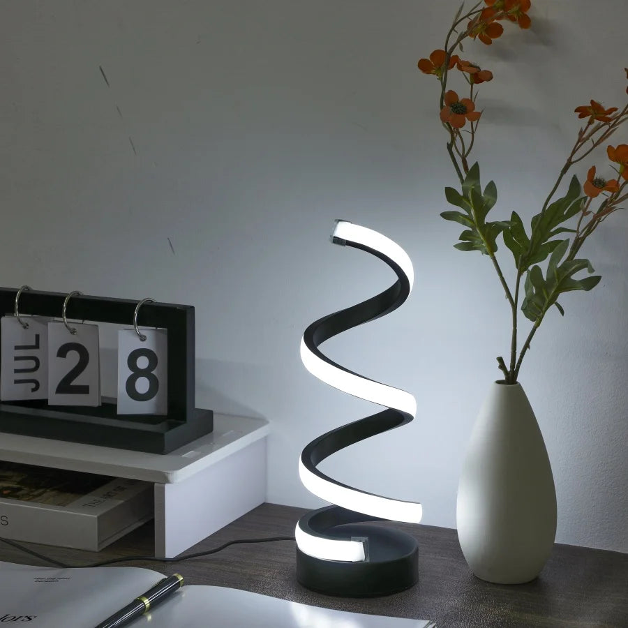 Lampada LED a spirale ricaricabile