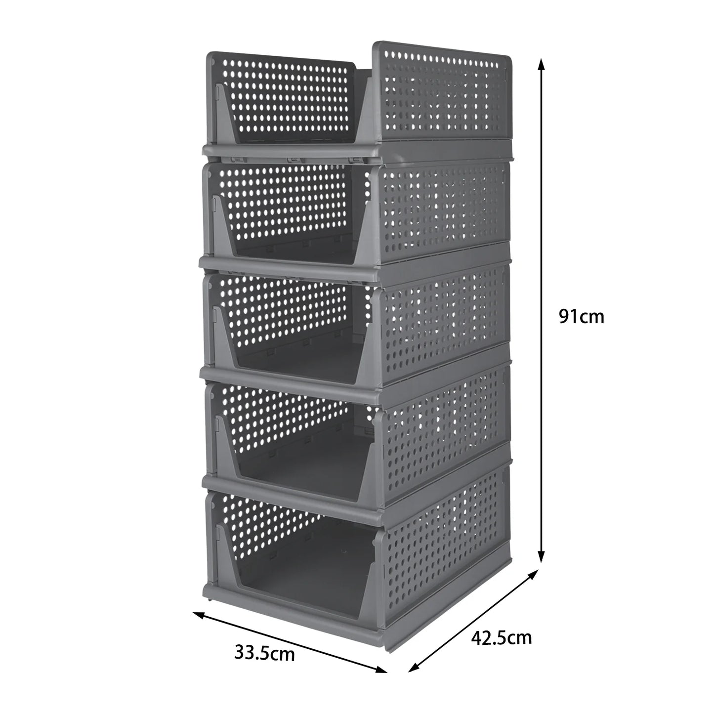 ORGANIZE – Set Organizer Modulari per Armadio | 3 o 5 Pezzi