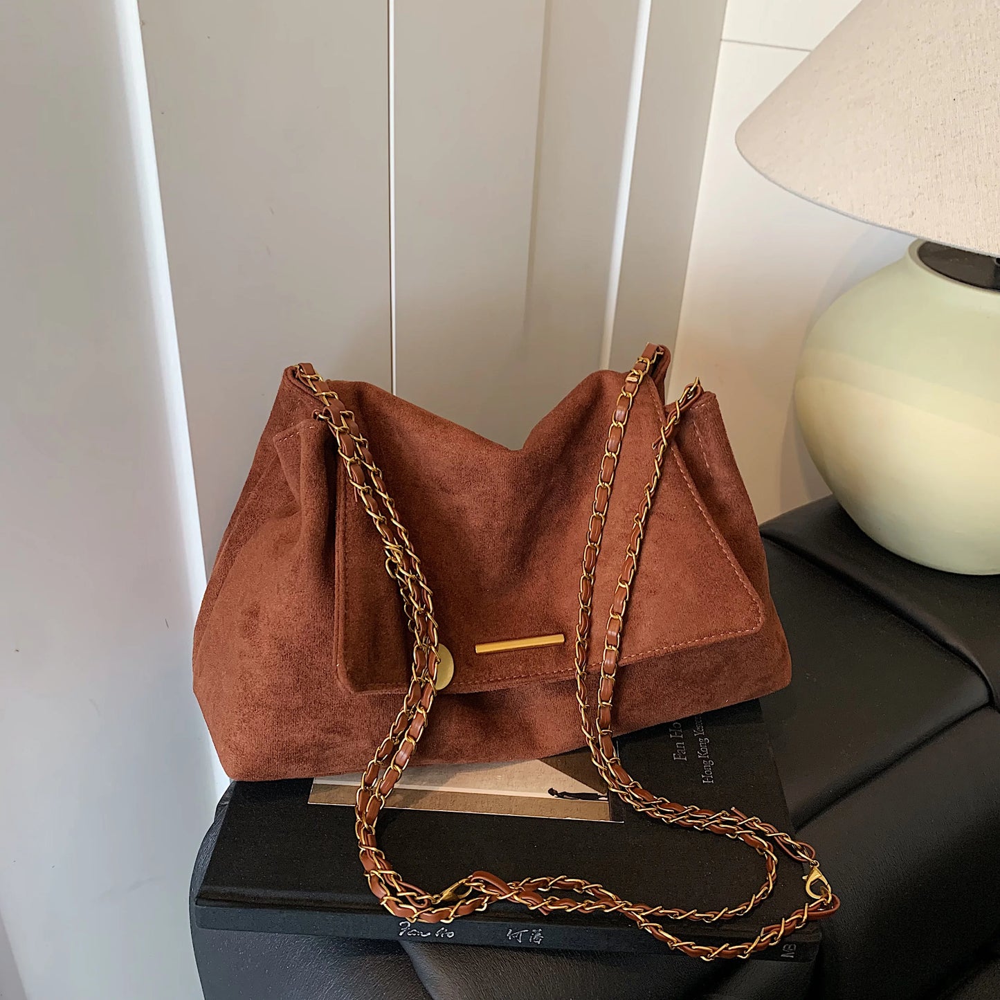 SAVANA | Borsa Shopper in camoscio