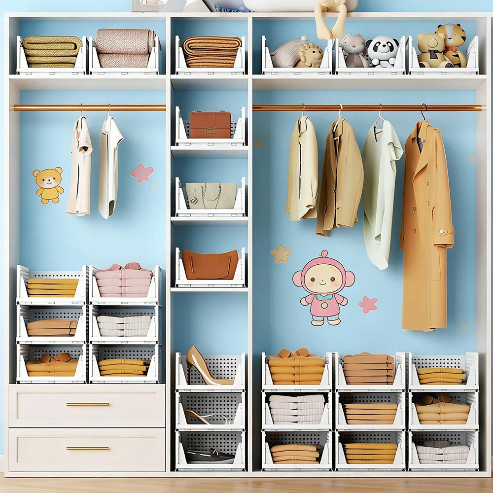 ORGANIZE – Set Organizer Modulari per Armadio | 3 o 5 Pezzi