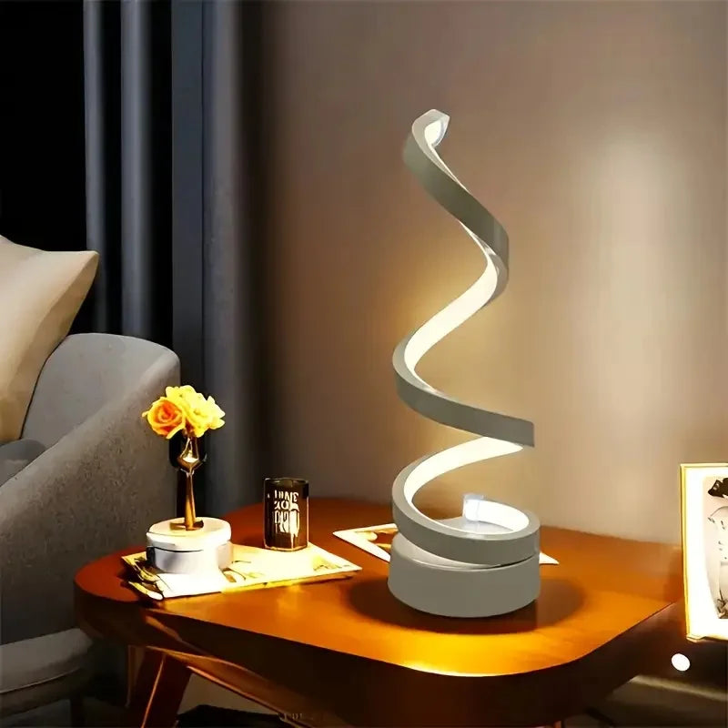 Lampada LED a spirale ricaricabile