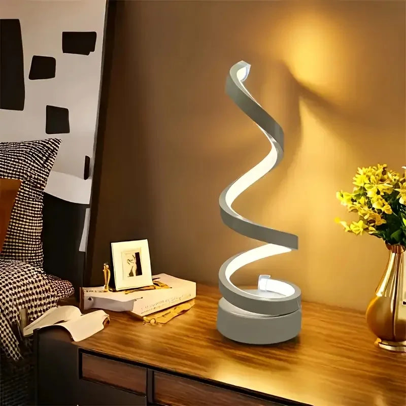 Lampada LED a spirale ricaricabile