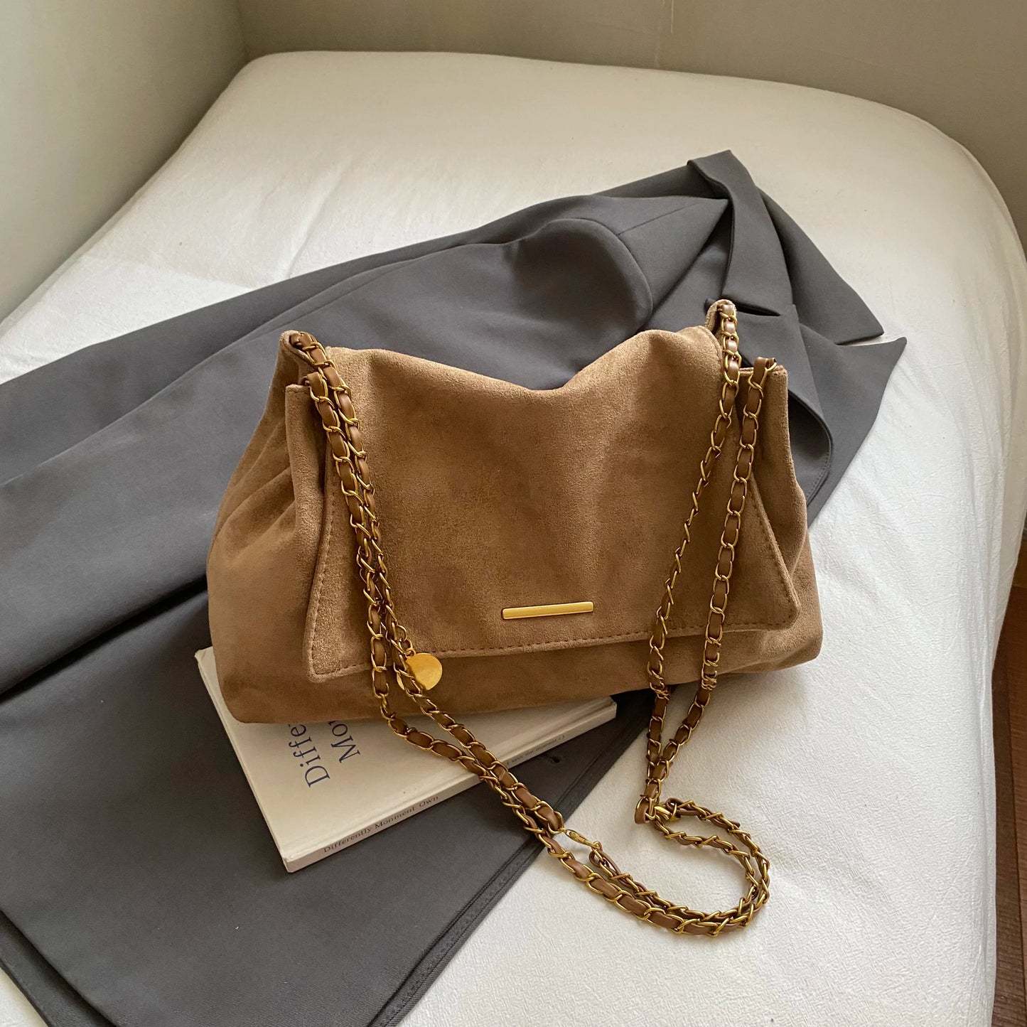 SAVANA | Borsa Shopper in camoscio