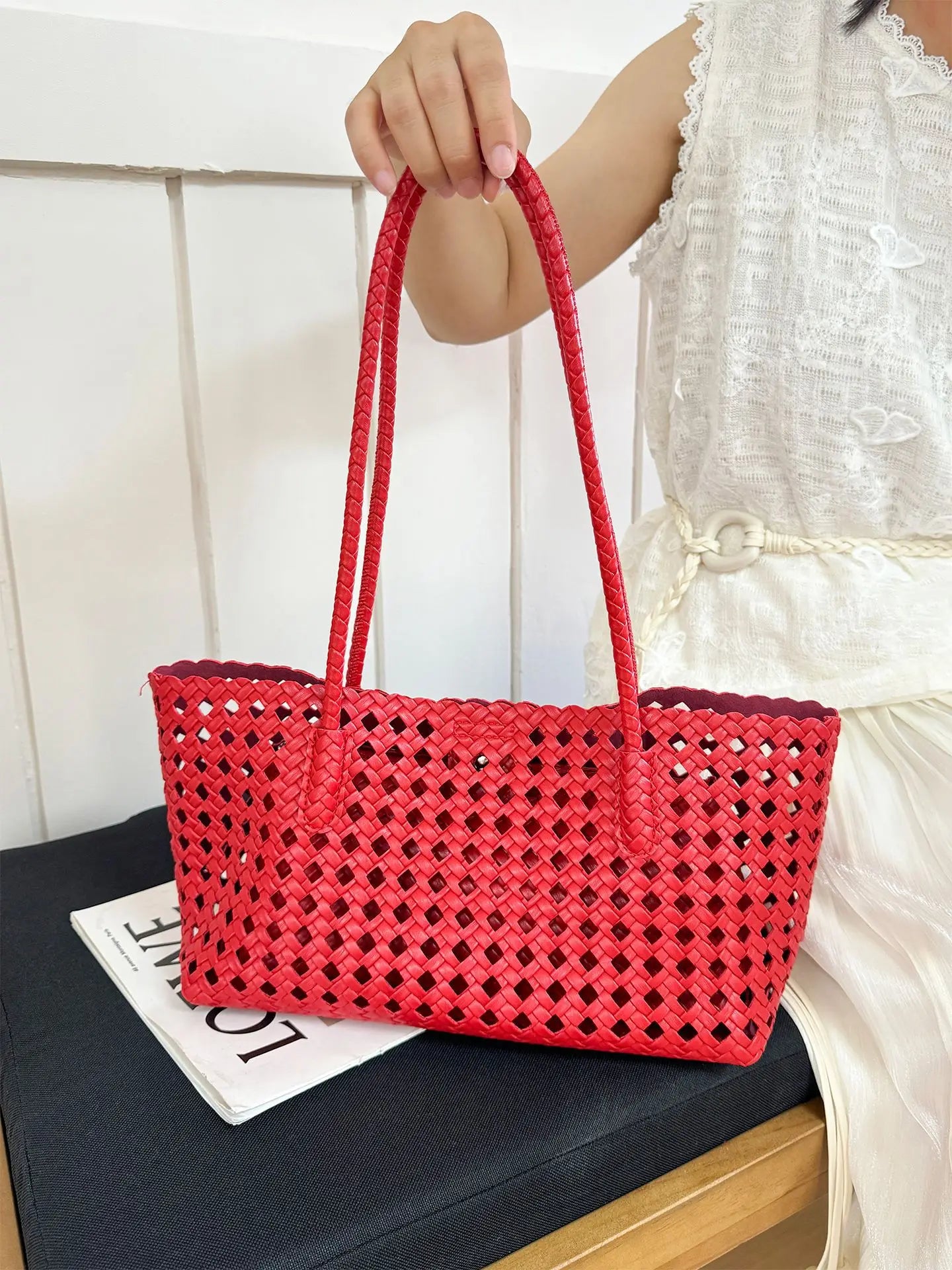 Borsa Tote Intrecciata Aurora