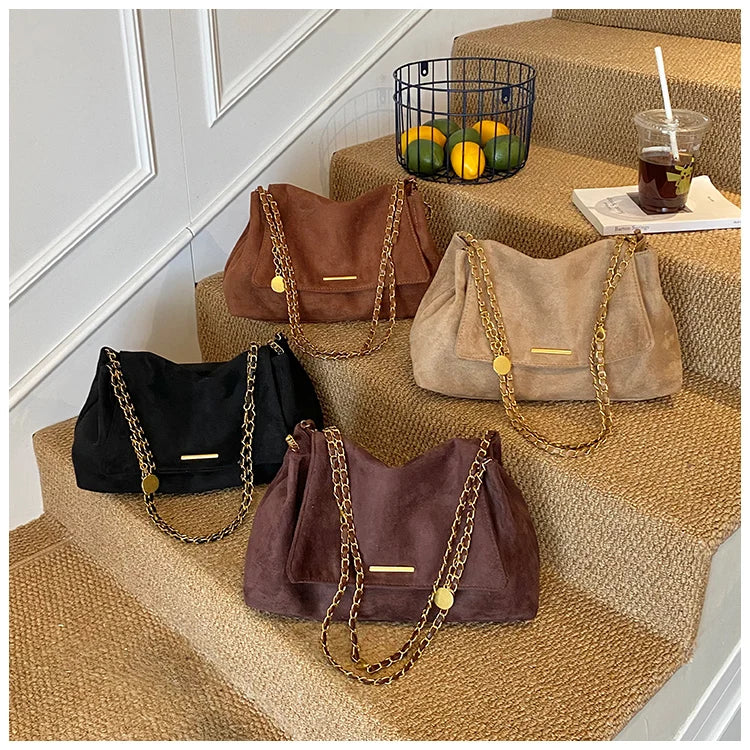 SAVANA | Borsa Shopper in camoscio