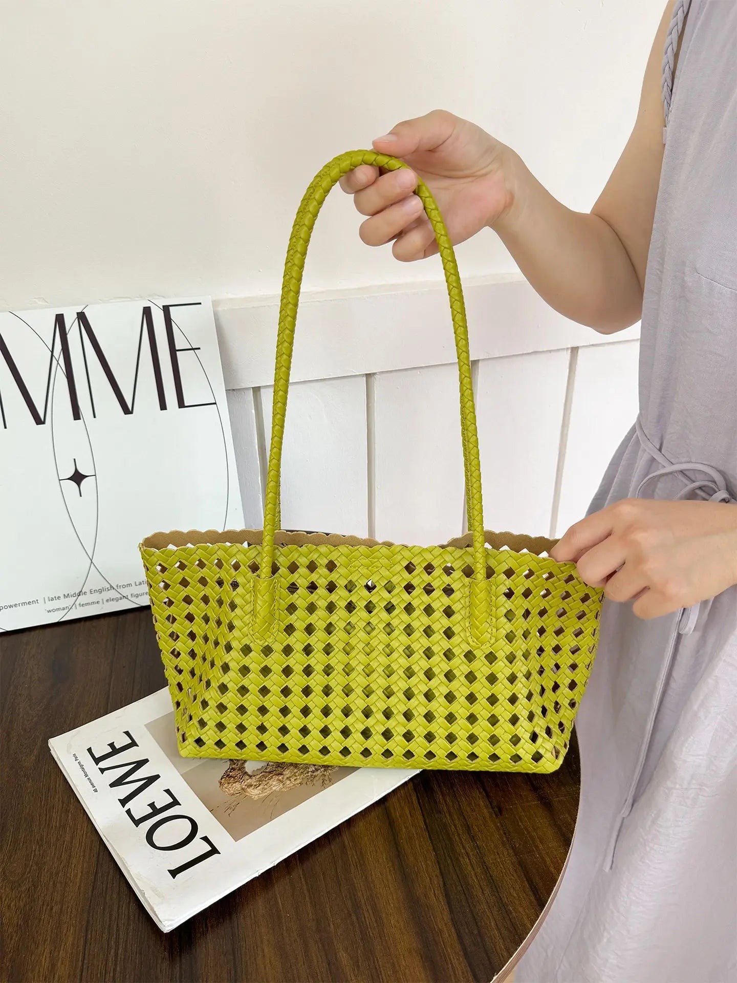 Borsa Tote Intrecciata Aurora