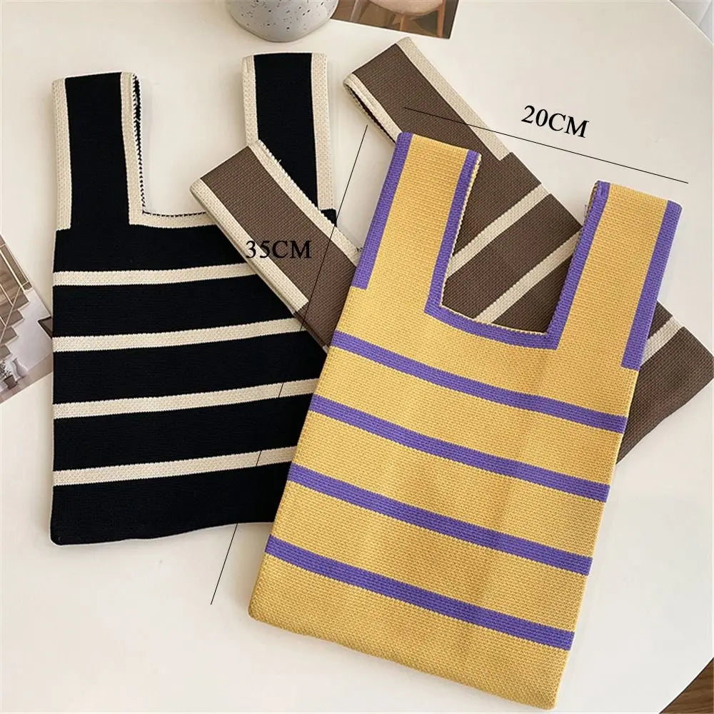 Origami Tote - Shopper in Maglia dal Design Giapponese