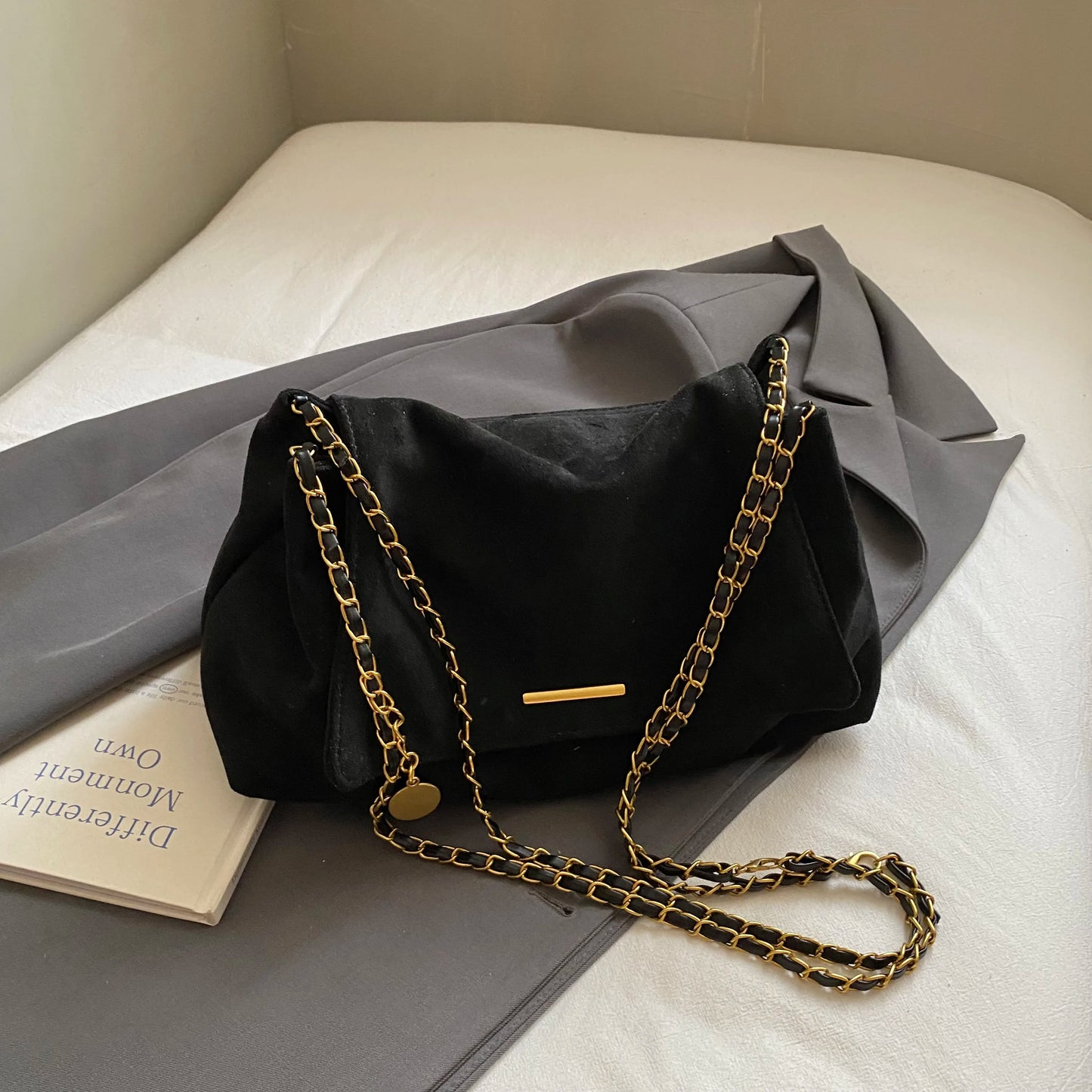 SAVANA | Borsa Shopper in camoscio