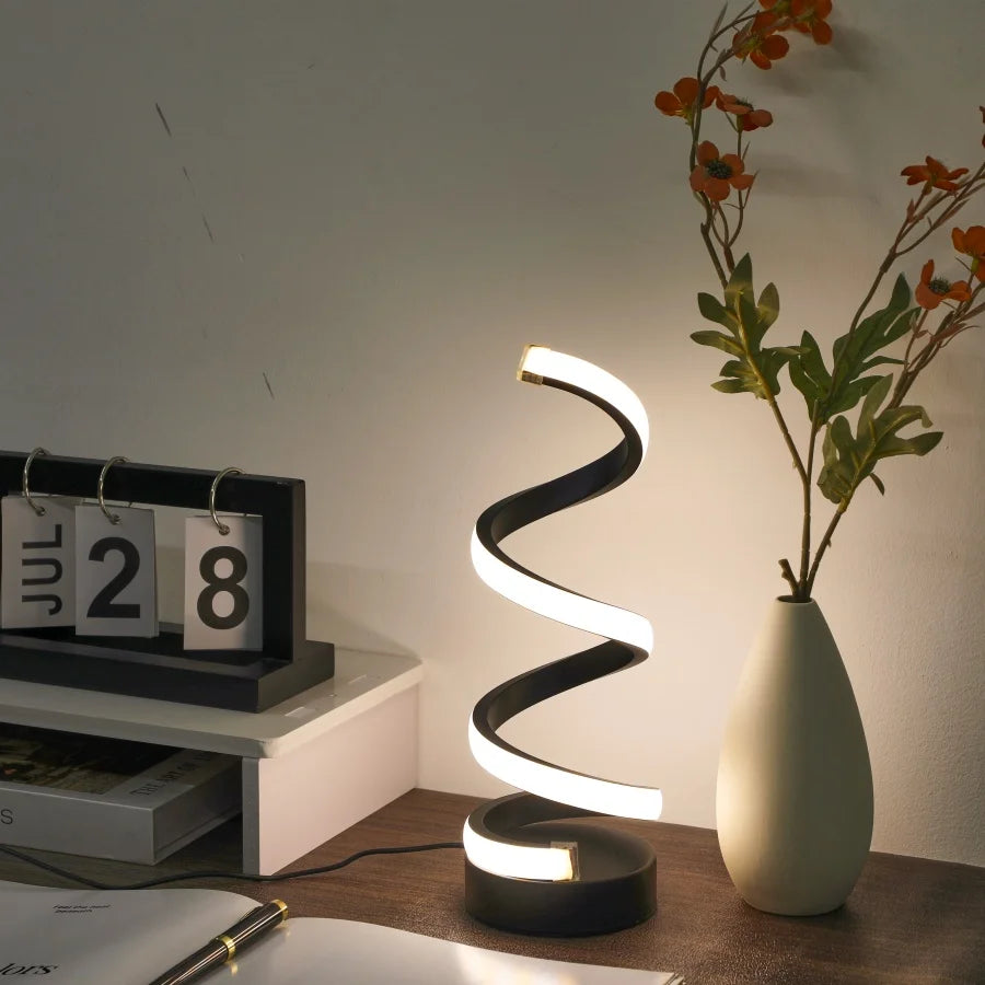 Lampada LED a spirale ricaricabile