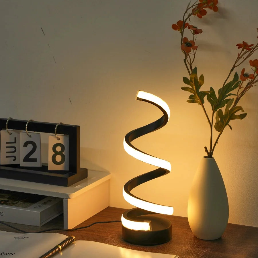 Lampada LED a spirale ricaricabile