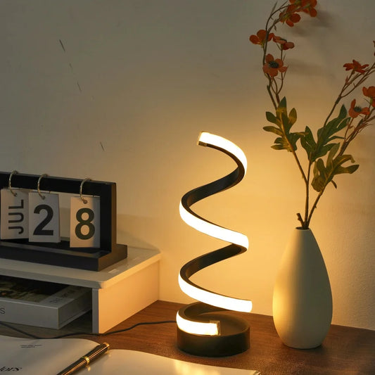 Lampada LED a spirale ricaricabile
